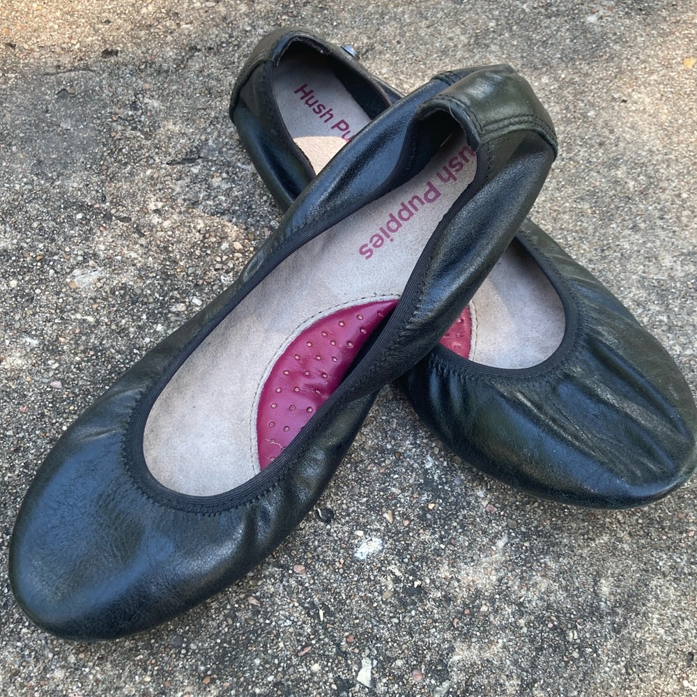 Hush puppy ballet flats